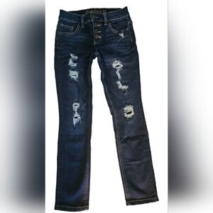 NWOT EC | Justice Dark Wash Jeans | Button Up | Never worn | Size: 10